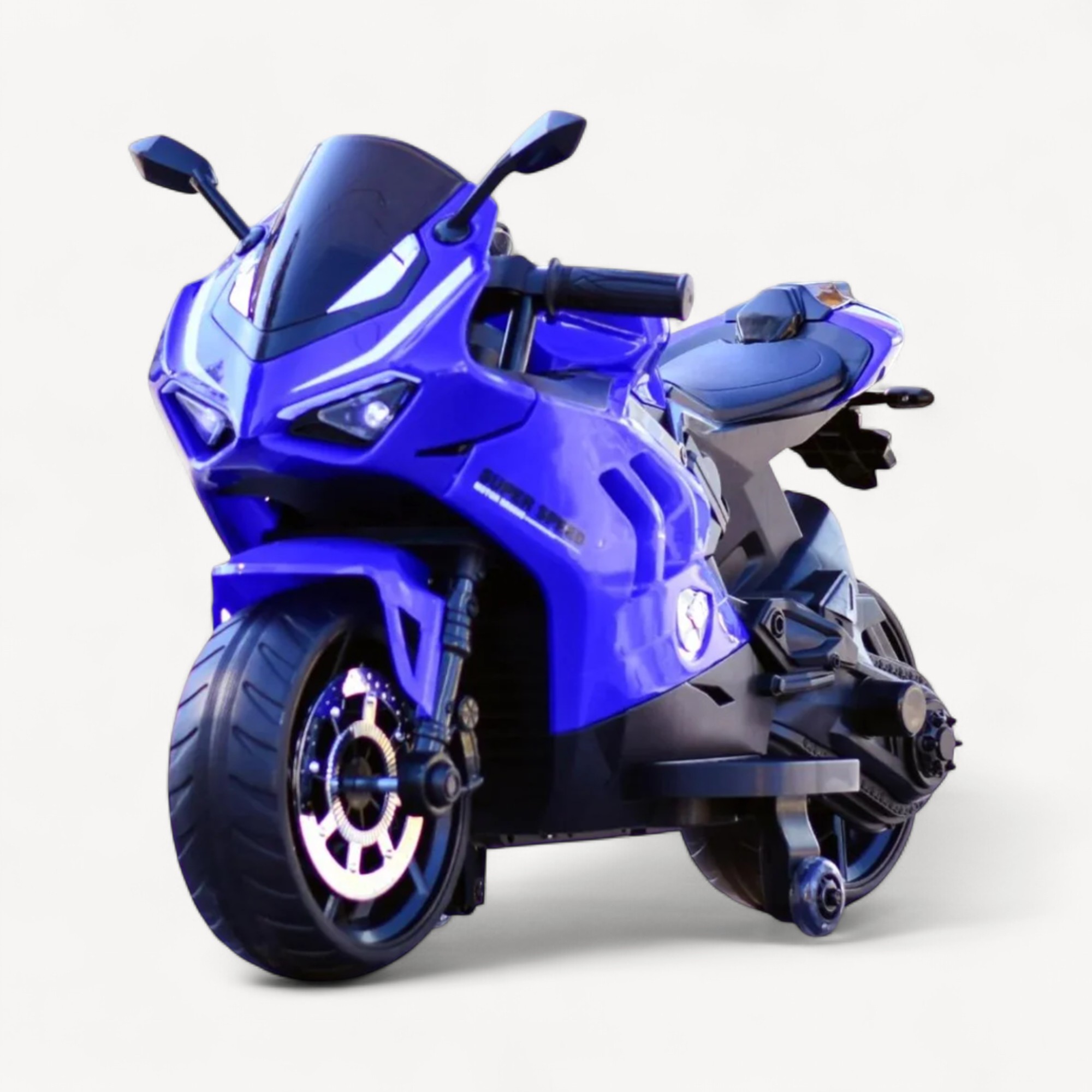 Dečiji motor na akumulator sa pomoćnim točkovima (veliki)